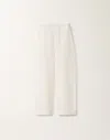 Fabiana Filippi Trevi Linen Canvas Trousers In White