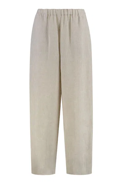 FABIANA FILIPPI FABIANA FILIPPI TREVI LINEN TROUSERS