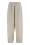 Fabiana Filippi Relaxed Fit Wide Leg Linen Trousers