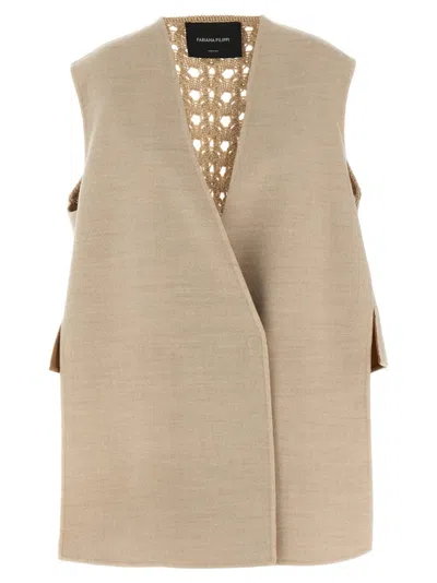 FABIANA FILIPPI TRICOT WOOL VEST