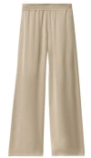 Fabiana Filippi Trousers Wide Leg Elastic Waistband In Argilla