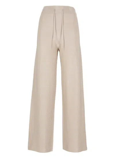 Fabiana Filippi Trousers In Beige