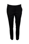 Fabiana Filippi Relaxed-fit Linen Trousers With Elastic Waistband In Black