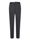 Fabiana Filippi Relaxed-fit Linen Trousers With Elastic Waistband In Black