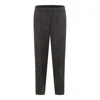 Fabiana Filippi Relaxed Trousers In Textured Fabric In Black
