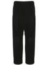 Fabiana Filippi Bistretch Wool Jogging Trousers With Filo Diamante In Black
