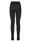 Fabiana Filippi Sequin-embellished Leggings In Black