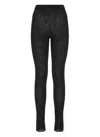 Fabiana Filippi Sequin-embellished Leggings In Black