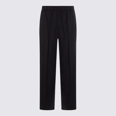 Fabiana Filippi Trousers Blue And Green In Black