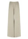 Fabiana Filippi Soft Trousers Greige In Grey