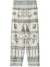 Fabiana Filippi Printed Straight Trousers In Multicolor