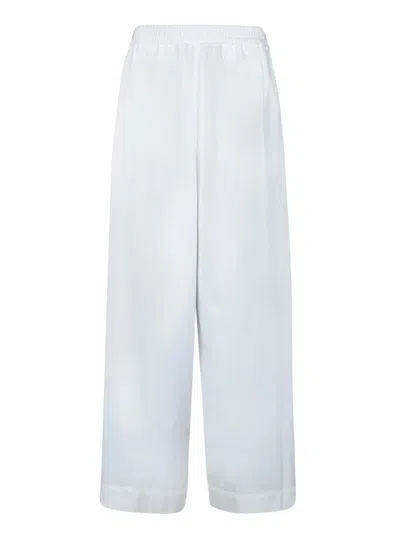 Fabiana Filippi Grey Silk Taffeta Trousers