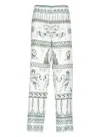 Fabiana Filippi Printed Straight Trousers In White