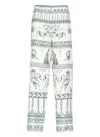 Fabiana Filippi Printed Straight Trousers In White