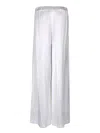 Fabiana Filippi Vents Detailed Wide Pants In White