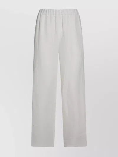 FABIANA FILIPPI TROUSERS WIDE LEG ELASTIC WAISTBAND