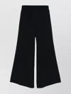 Fabiana Filippi Trousers Wide-leg Elasticated Waistband In Black