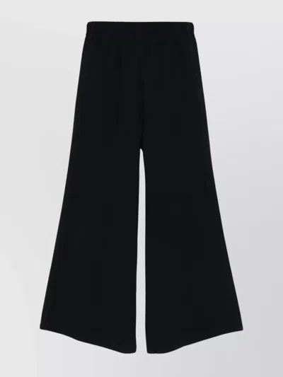 FABIANA FILIPPI TROUSERS WIDE-LEG ELASTICATED WAISTBAND