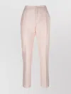 Fabiana Filippi Trousers With Back Pockets And Belt Loops In Pink