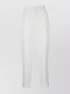 Fabiana Filippi Trousers With Front Pleats And Back Pockets In White