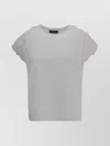 Fabiana Filippi T-shirt With Tulle Appliqués