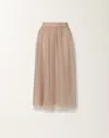 Fabiana Filippi High Waist Tulle Midi Skirt