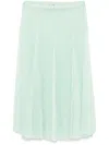 Fabiana Filippi Tulle Midi Skirt In Green