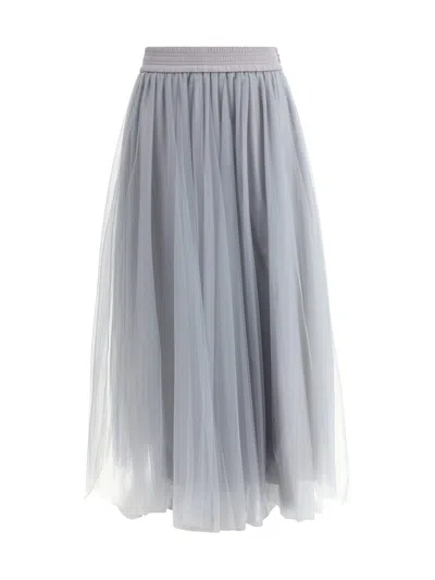 FABIANA FILIPPI TULLE MIDI SKIRT