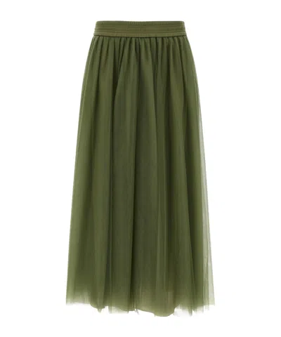 Fabiana Filippi Tulle Wide Midi Skirt