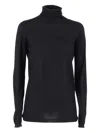 Fabiana Filippi Turtleneck Sweater In Black