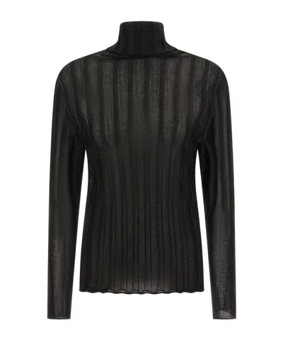 FABIANA FILIPPI RIBBED LUREX SWEATER