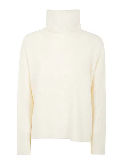 FABIANA FILIPPI SUÉTER CON CUELLO ALTO - BLANCO