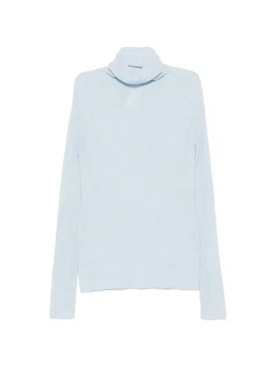 Fabiana Filippi Turtleneck Sweater In Blue