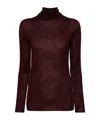 Fabiana Filippi Turtleneck Sweater In Brown
