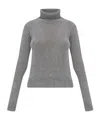 Fabiana Filippi Turtleneck Sweater In Gray