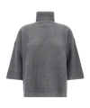 Fabiana Filippi Turtleneck Sweater In Gray