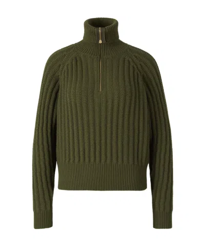 Fabiana Filippi Turtleneck Sweater In Green