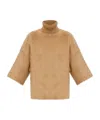 Fabiana Filippi Turtle Neck Top In Nude