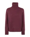 Fabiana Filippi Turtleneck Long Sweater In Red