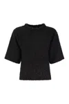 Fabiana Filippi Tweed-effect Crew-neck T-shirt