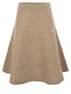 Fabiana Filippi Tweed Effect Flared Skirt