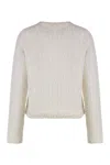 Fabiana Filippi Soft Blended Fabric Sweater In Green