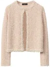 Fabiana Filippi Tweed Jacket In Pink