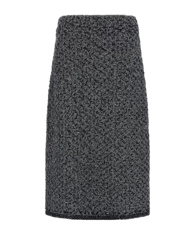 FABIANA FILIPPI FABIANA FILIPPI TWEED MIDI SKIRT