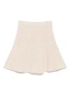 Fabiana Filippi Tweed Mini Skirt In Neutrals