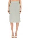 Fabiana Filippi Metallic-accented Cotton Blend Skirt