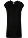 Fabiana Filippi Twill Cap-sleeve Blouse In Black