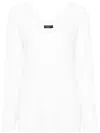 Fabiana Filippi Gerippter Pullover In White