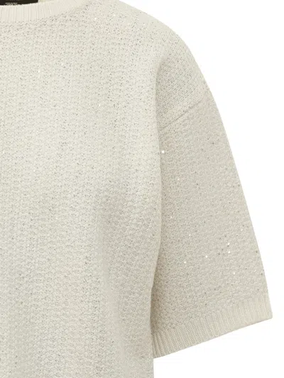 Fabiana Filippi Ultimate Knit Sweater M/m In Rafia
