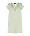 Fabiana Filippi V-neck Long Top In White
